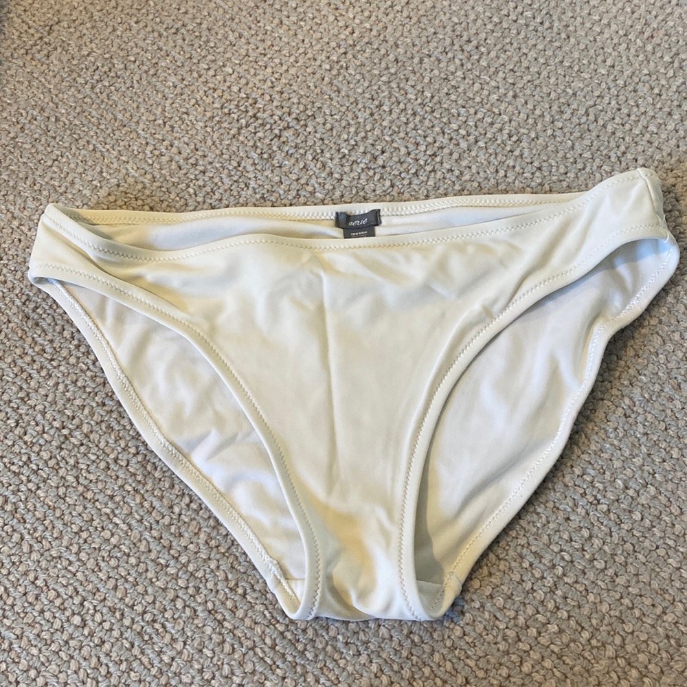 aerie White women's bikini bottoms